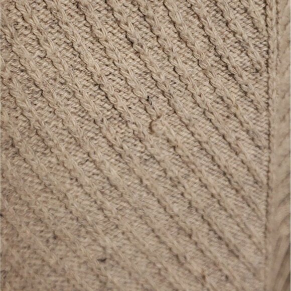 J. Jill Womens Oatmeal Lagan Look Oversized Textured Sweater Small - Picture 3 of 6